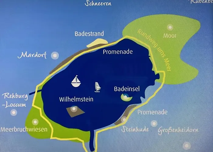Exklusives Rybak Mit Boxspringbetten Direkt Am Steinhuder Casa de Férias