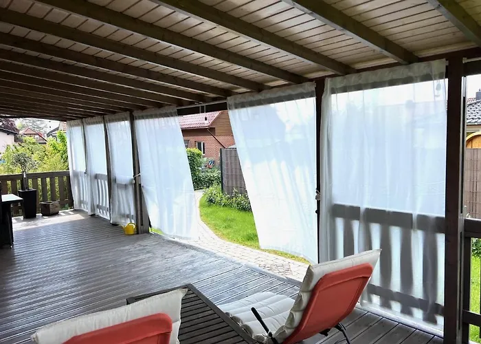 Tatil Evi Exklusives Rybak Mit Boxspringbetten Direkt Am Steinhuder *